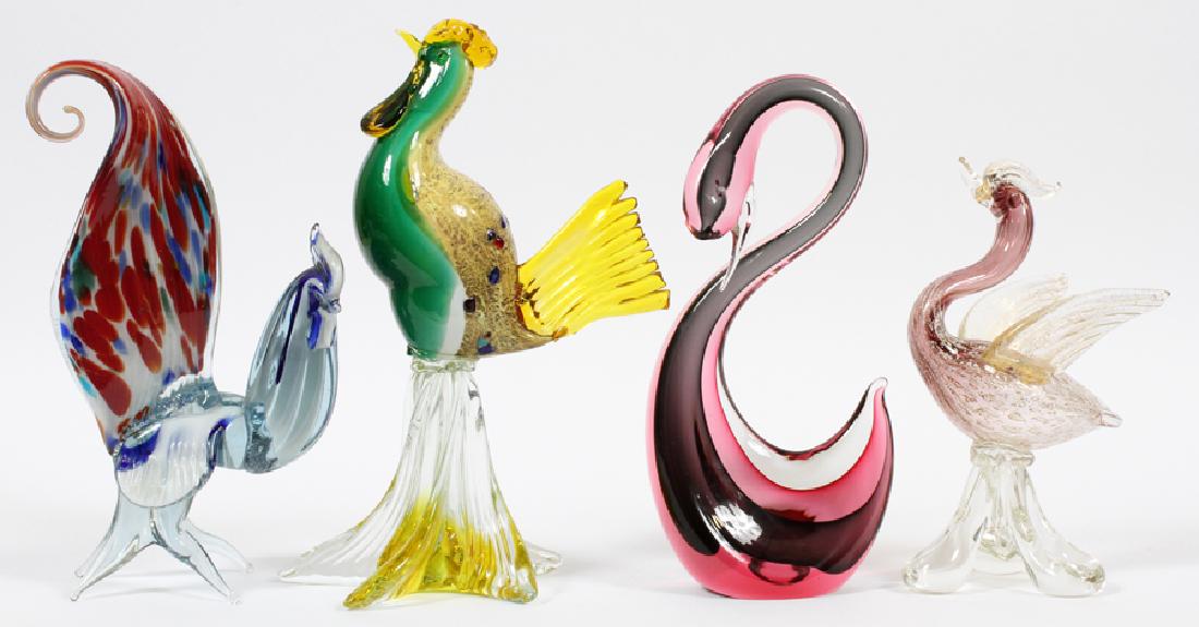 MURANO ITALIAN GLASS FIGURINES