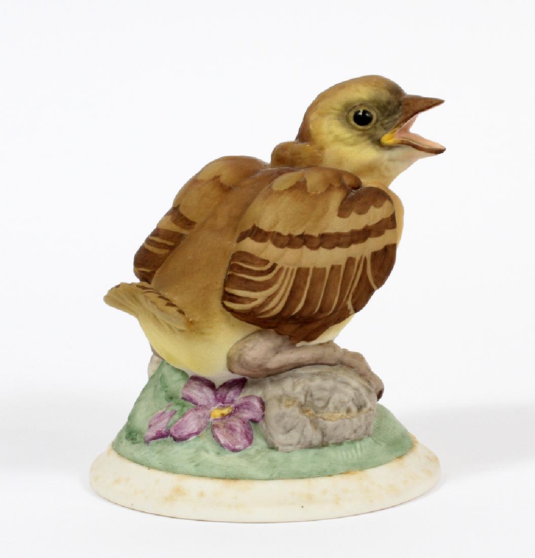 BOEHM BISQUE PORCELAIN FIGURINE "BABY GOLDFINCH" (1 of 3)