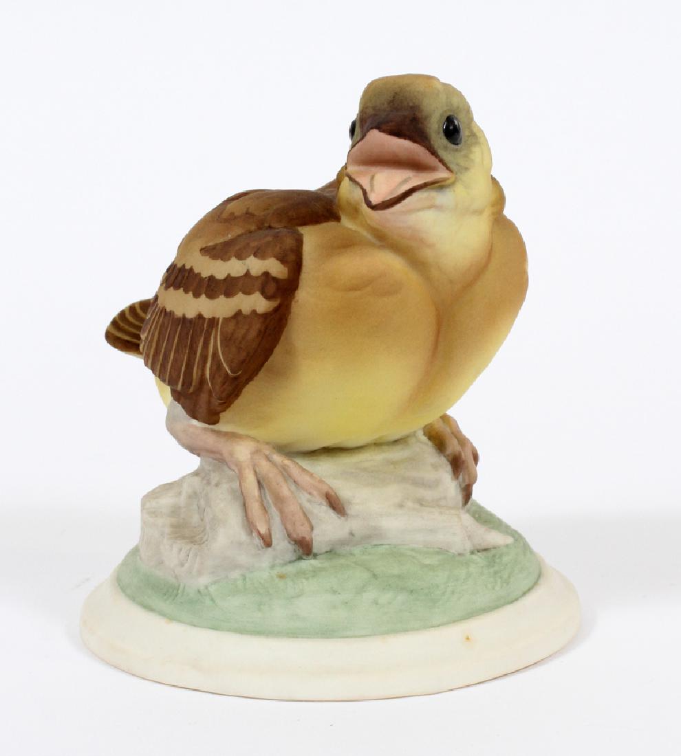 BOEHM BISQUE PORCELAIN FIGURINE "BABY GOLDFINCH" (1 of 3)