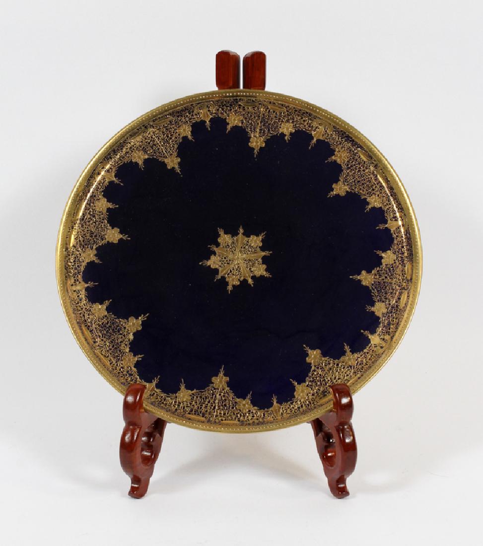 NIPPON ANTIQUE HAND PAINTED PORCELAIN CHARGER (1 of 2)
