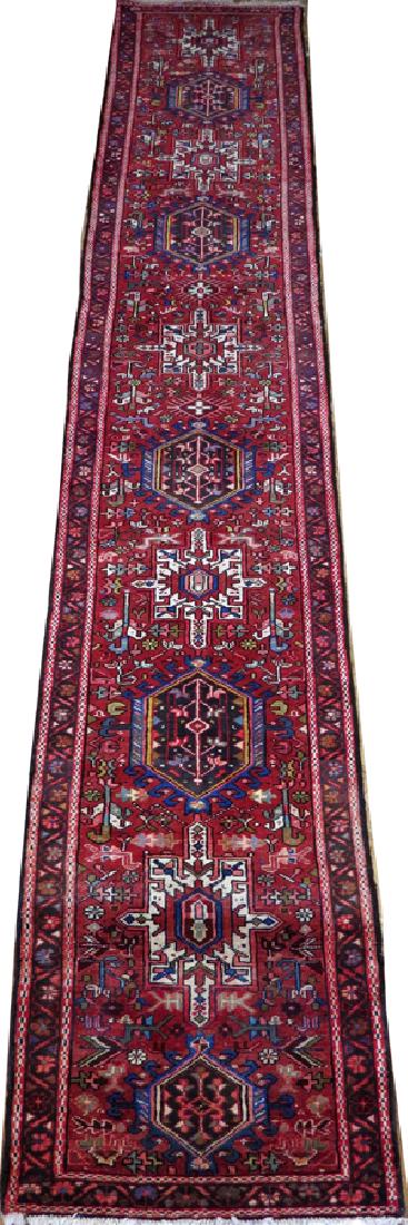 PERSIAN HERIZ WOOL RUNNER W 2' 6", L 14' 6" (1 of 5)