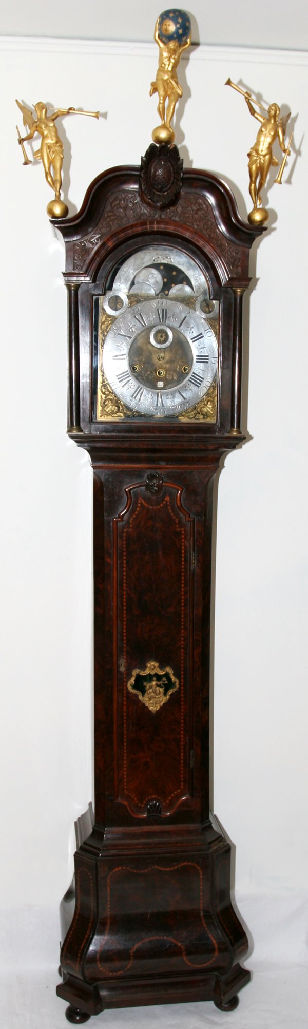 062016 18TH C. DUTCH MUSICAL GRANDFATHER CLOCK