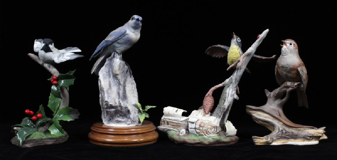 BOEHM & ROYAL WORCESTER BISQUE BIRD FIGURINES