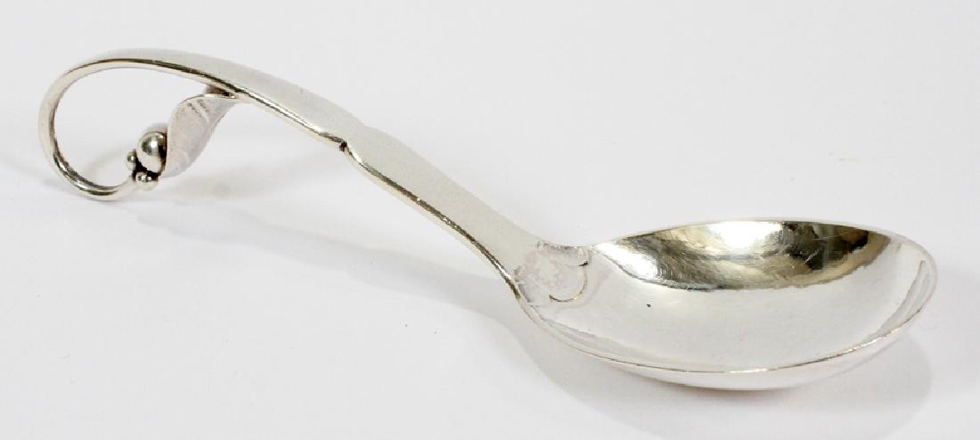 GEORG JENSEN STERLING SILVER "BLOSSOM" SPOON (1 of 3)
