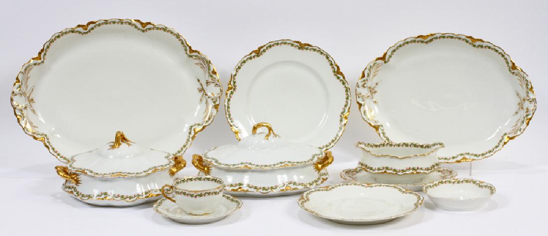 HAVILAND LIMOGES "CLOVER LEAF" PARTIAL SERVICE (1 of 5)