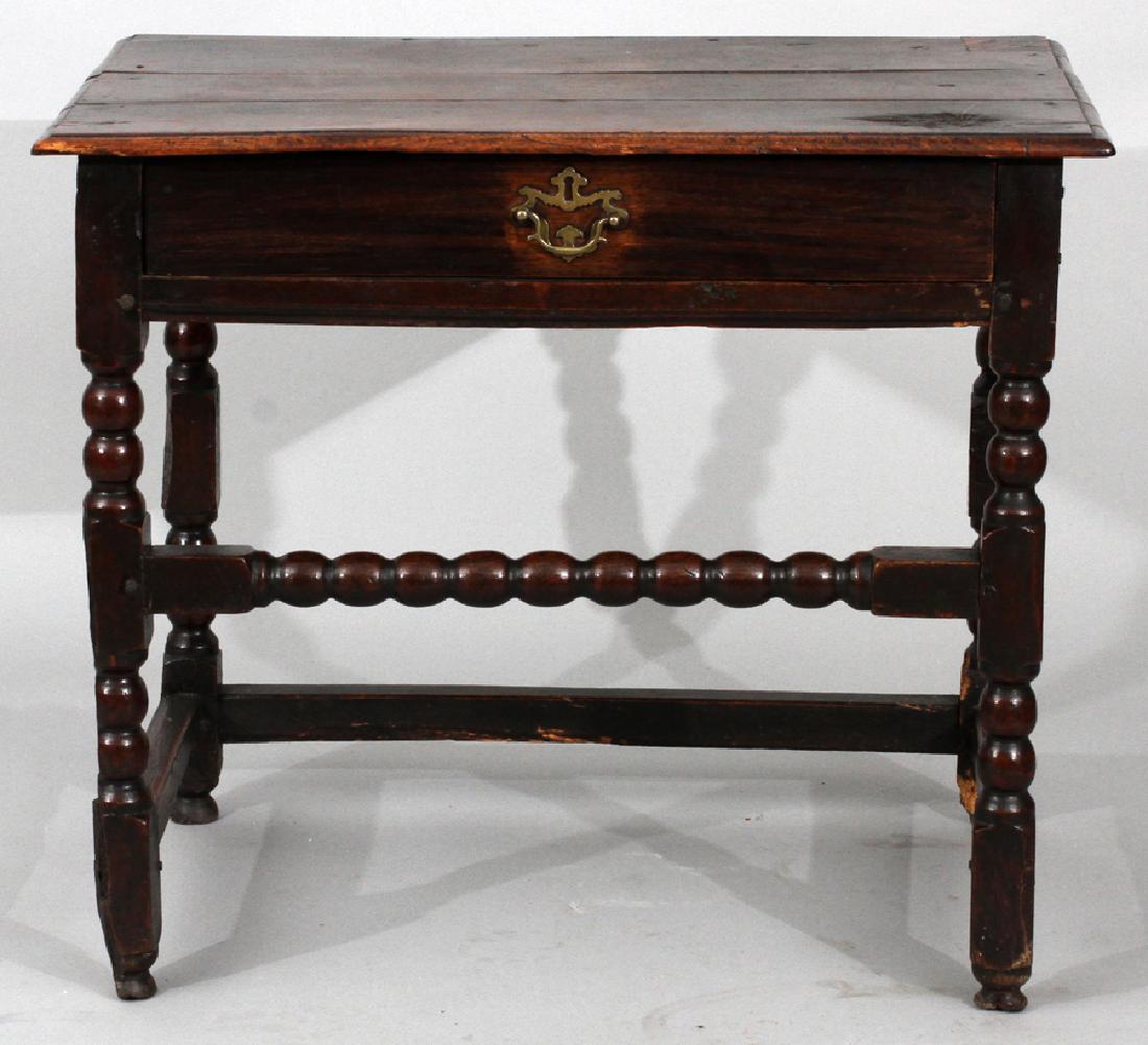 ANTIQUE MAHOGANY END TABLE (1 of 3)