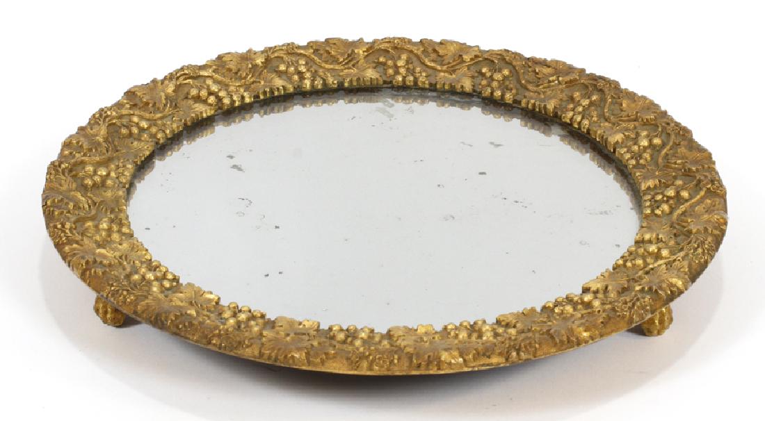 BRONZE FRAME TABLE PLATEAU MIRROR (1 of 3)