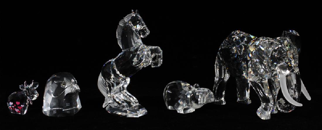 SWAROVSKI CRYSTAL ANIMALS, FIVE (1 of 4)