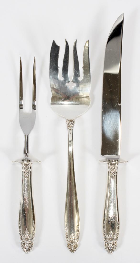 INTERNATIONAL "PRELUDE" STERLING CARVING SET (1 of 2)