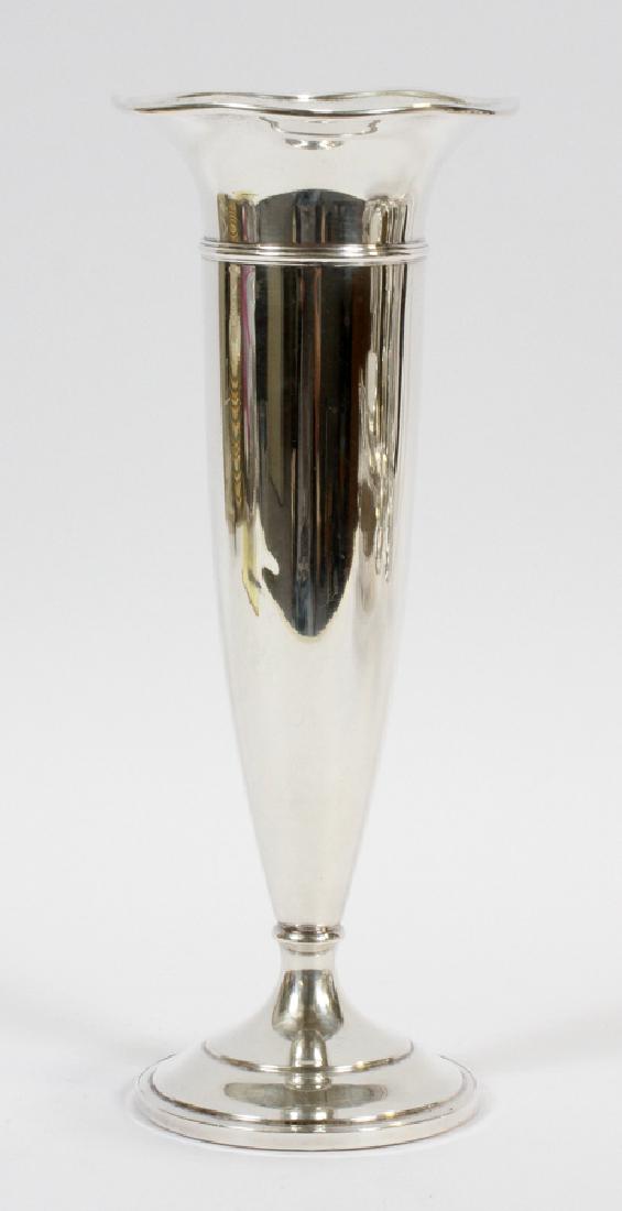 STERLING FLOWER VASE H 10" (1 of 3)