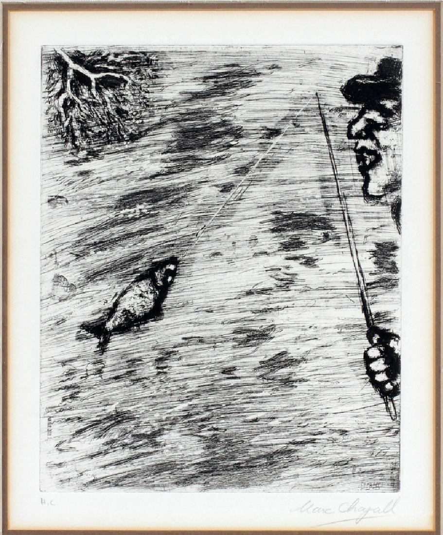 MARC CHAGALL ETCHING ON PAPER (1 of 4)