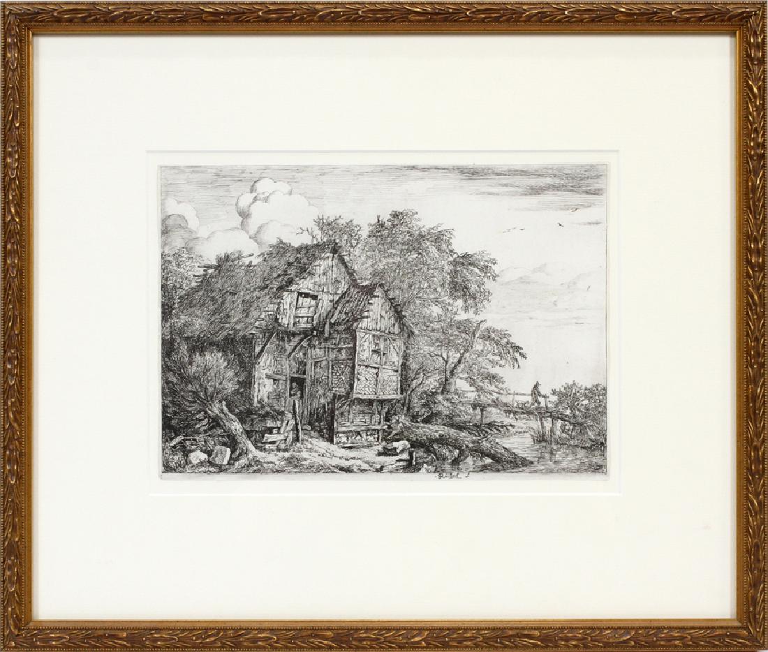 JACOB VAN RUISDAEL ETCHING "LA PETIT POINTE" (1 of 5)