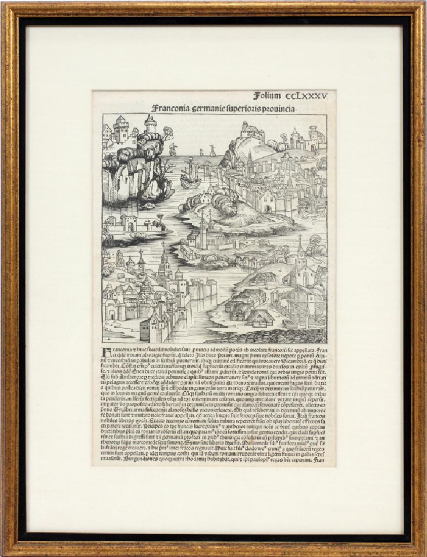 GERMAN ANTIQUE WOODBLOCK BOOK PAGE (1 of 5)