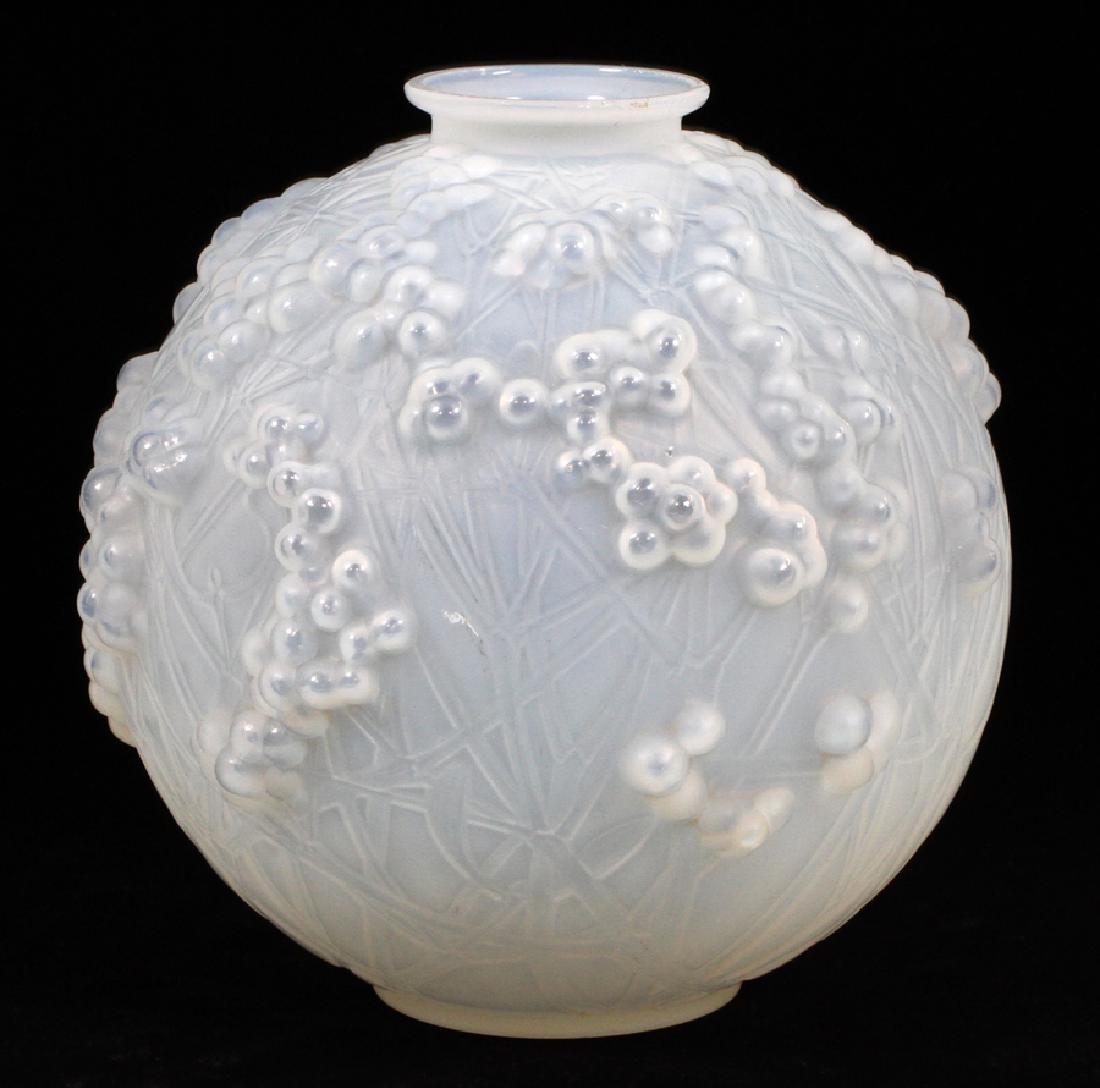 R. LALIQUE "DRUIDE" OPALESCENT GLASS VASE (1 of 4)