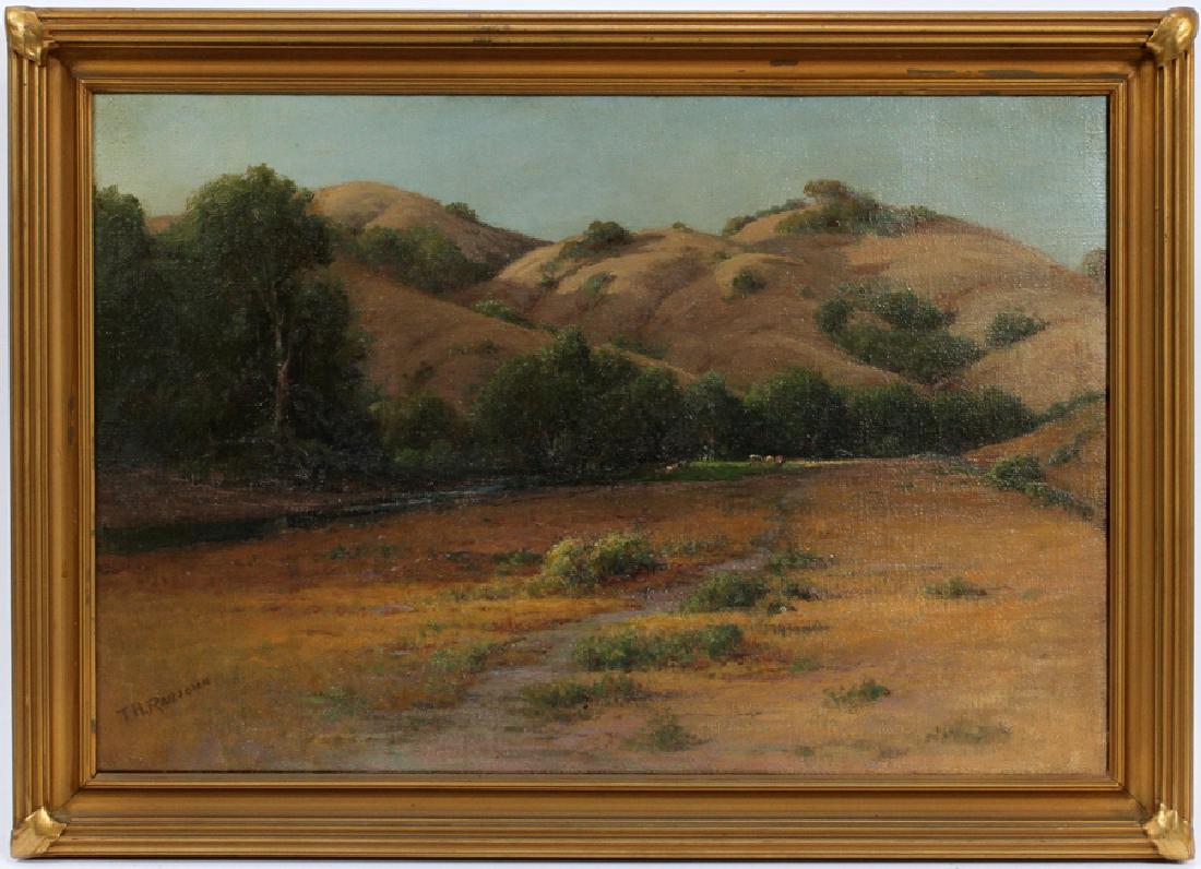 THOMAS HENRY RABJOHN LANDSCAPE SCENE OIL ON CANVAS (1 of 5)