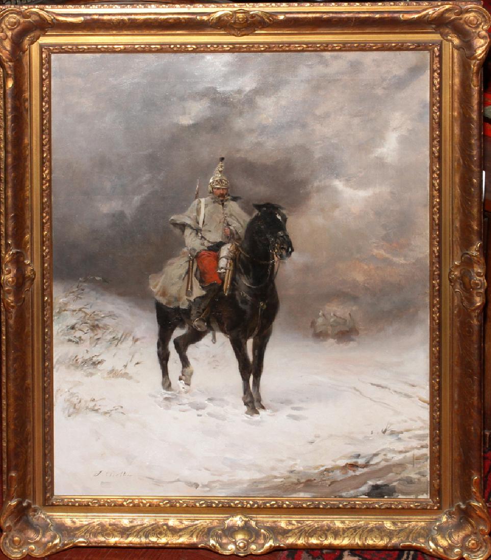 JAMES ALEXANDER WALKER OIL ON CANVAS