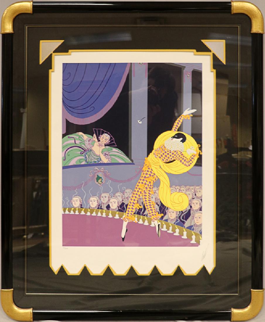 ERTE SERIGRAPH, "HARLEQUIN" (1 of 4)