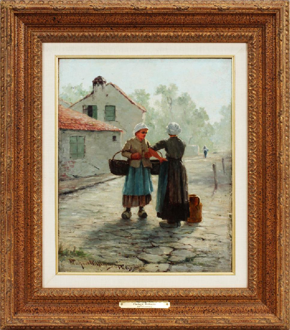 HARRY DAVIS  FLUHART-WILLAMS OIL ON BOARD (1 of 5)