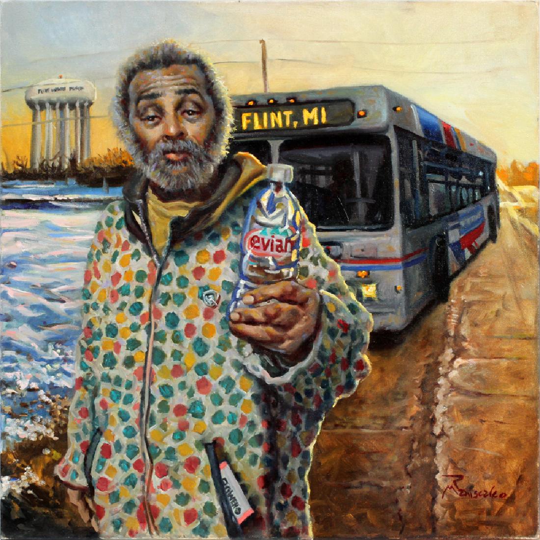 ROBERT MANISCALCO OIL ON MASONITE, 2015 (1 of 5)