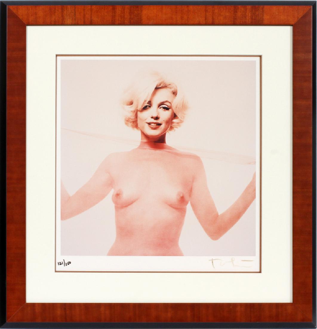 BERT STERN CHROMOGENIC COLOR PRINT: BERT STERN, (AMERICAN 1929â€“2013) CHROMOGENIC COLOR PRINT H 18 1/2", W 18 1/2" "MARILYN MONROE" :From Stern's 1962 "The Last Sitting" session. This session took place over a three day period in