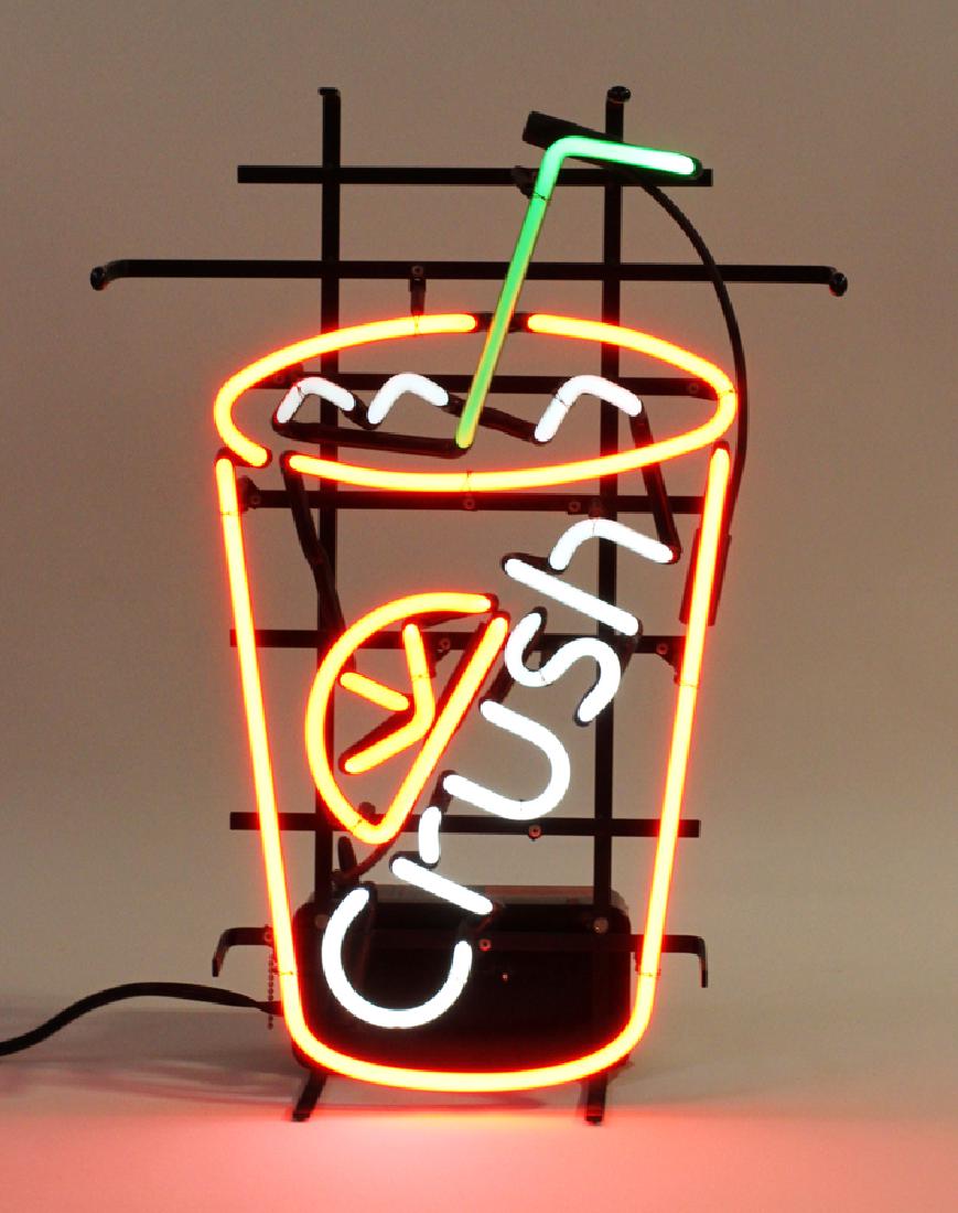 'ORANGE CRUSH' NEON SIGN