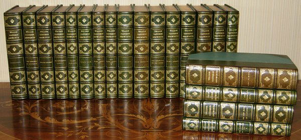 WILLIAM HARRISON AINSWORTH 'HISTORICAL ROMA': WILLIAM HARRISON AINSWORTH, 'HISTORICAL ROMA', SET OF 20 BOOKS:Illustrated with etchings. H 8 3/4" x L 5 3/4" (rev.20071109)