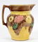 MAJOLICA POTTERY PITCHER, 19TH C., H 9"