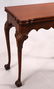 CHIPPENDALE STYLE CARVED MAHOGANY GAMES TABLE - 2