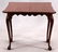 CHIPPENDALE STYLE CARVED MAHOGANY GAMES TABLE - 3