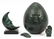 SERGIO BUSTAMANTE BRONZE EGG W/ HANDS & MOON