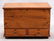 AMERICAN ANTIQUE, PINE, 2 DRAWER HOPE CHEST