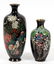 JAPANESE CLOISONNE VASES, 19TH C.