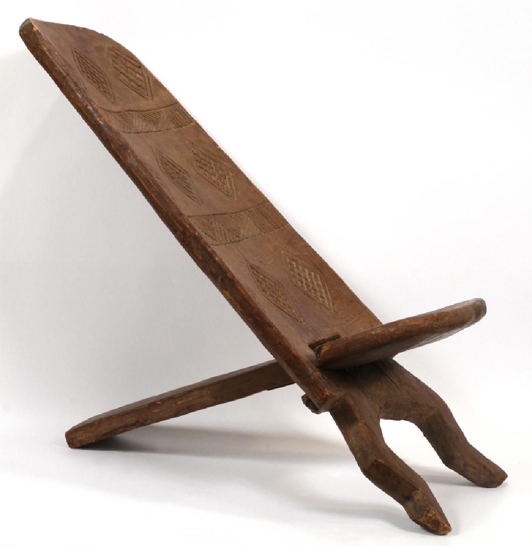 two piece wooden chair