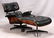 CHARLES EAMES HERMAN MILLER LOUNGE CHAIR & OTTOMAN