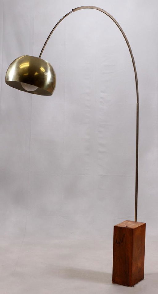 Mid Century Arc Floor Lamp H 85 W 13 D 61