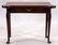 ENGLISH QUEEN ANNE MAHOGANY CONSOLE - CARD TABLE