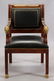 FRENCH EMPIRE STYLE MAHOGANY ARM CHAIR