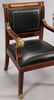 FRENCH EMPIRE STYLE MAHOGANY ARM CHAIR - 2