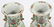CHINESE, PORCELAIN VASES, PAIR, H 10", DIA 4" - 3