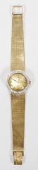 BAUME & MERCIER VINTAGE GOLD & DIAMOND WATCH