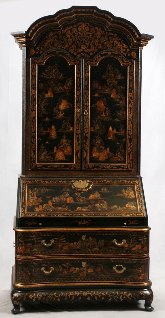 Chinoiserie Secretary Desk H 97 W 44 D 27 Aug 17 2019