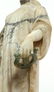 ITALIAN CARVED MARBLE MUSE HOLDING LYRE - 3