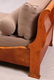 BIEDERMEIER BURLWOOD DAYBED, 19TH C. - 2