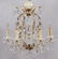 AUSTRIAN MARIE THERESE STYLE, CRYSTAL CHANDELIER