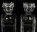 BACCARAT CRYSTAL DECANTERS PAIR H 9.7" - 2