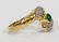 14 KYG, EMERALD & DIAMOND RING - 2