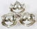 ALFREDO SCIARROTTA ITALIAN STERLING BOWLS, 3 PCS. - 2