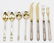 GERMAN "GRAMM" STERLING SILVER DESSERT SET 38 PCS