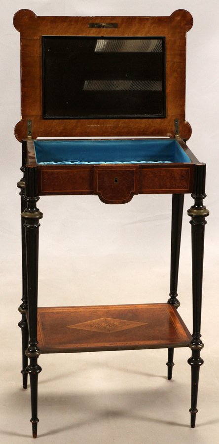 FRENCH SATINWOOD VANITY TABLE 19TH.C. (1 of 4)