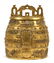 CHINESE BIANZHONG, GILT BRONZE BELL